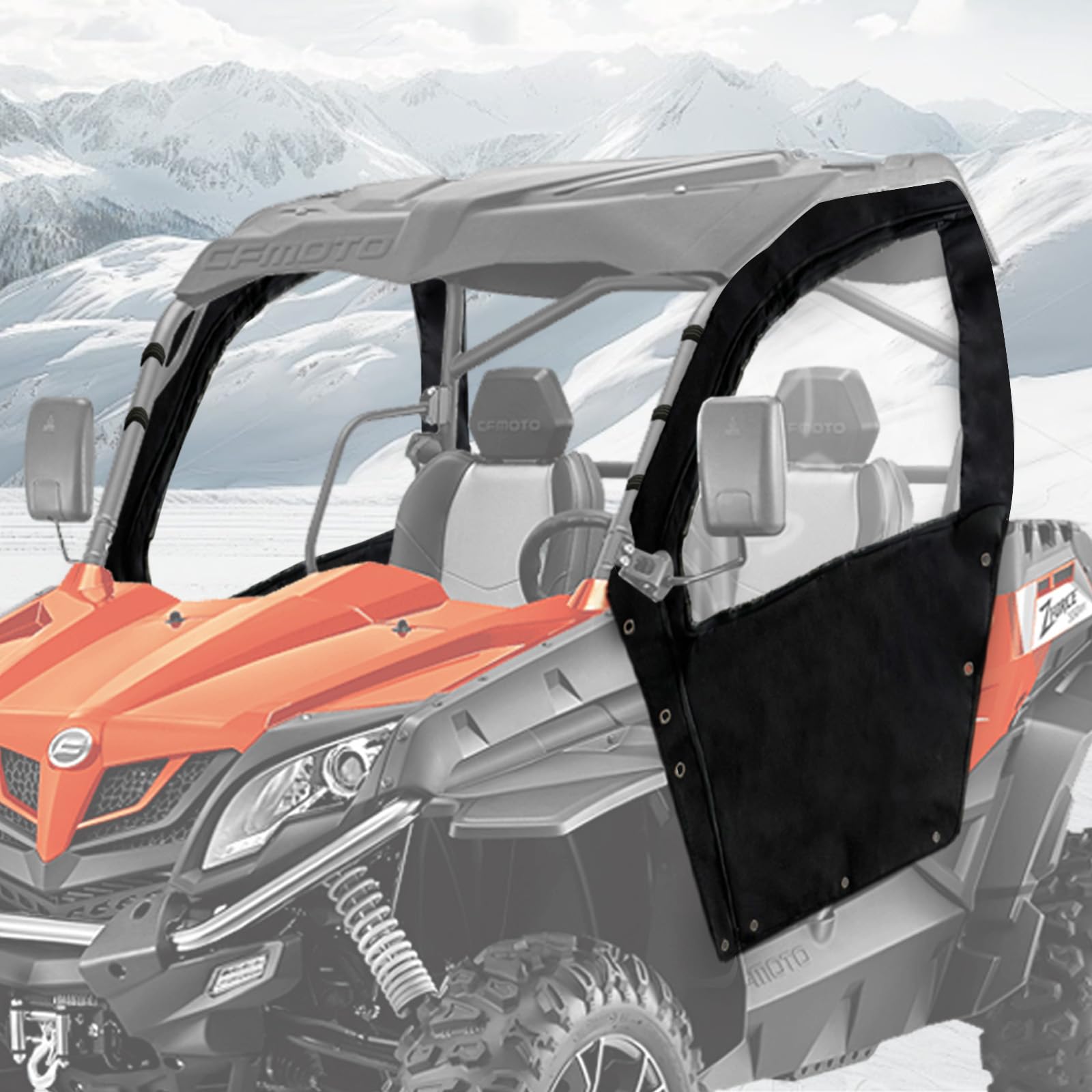 Amazon.com: CFMOTO Zforce 500 800 Doors with Zipper,Double-Layer